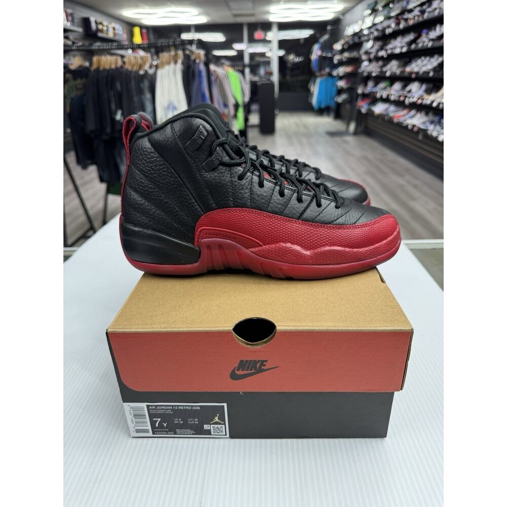 Size 7Y - Air Jordan 12 Retro GS Flu Game 153265-002